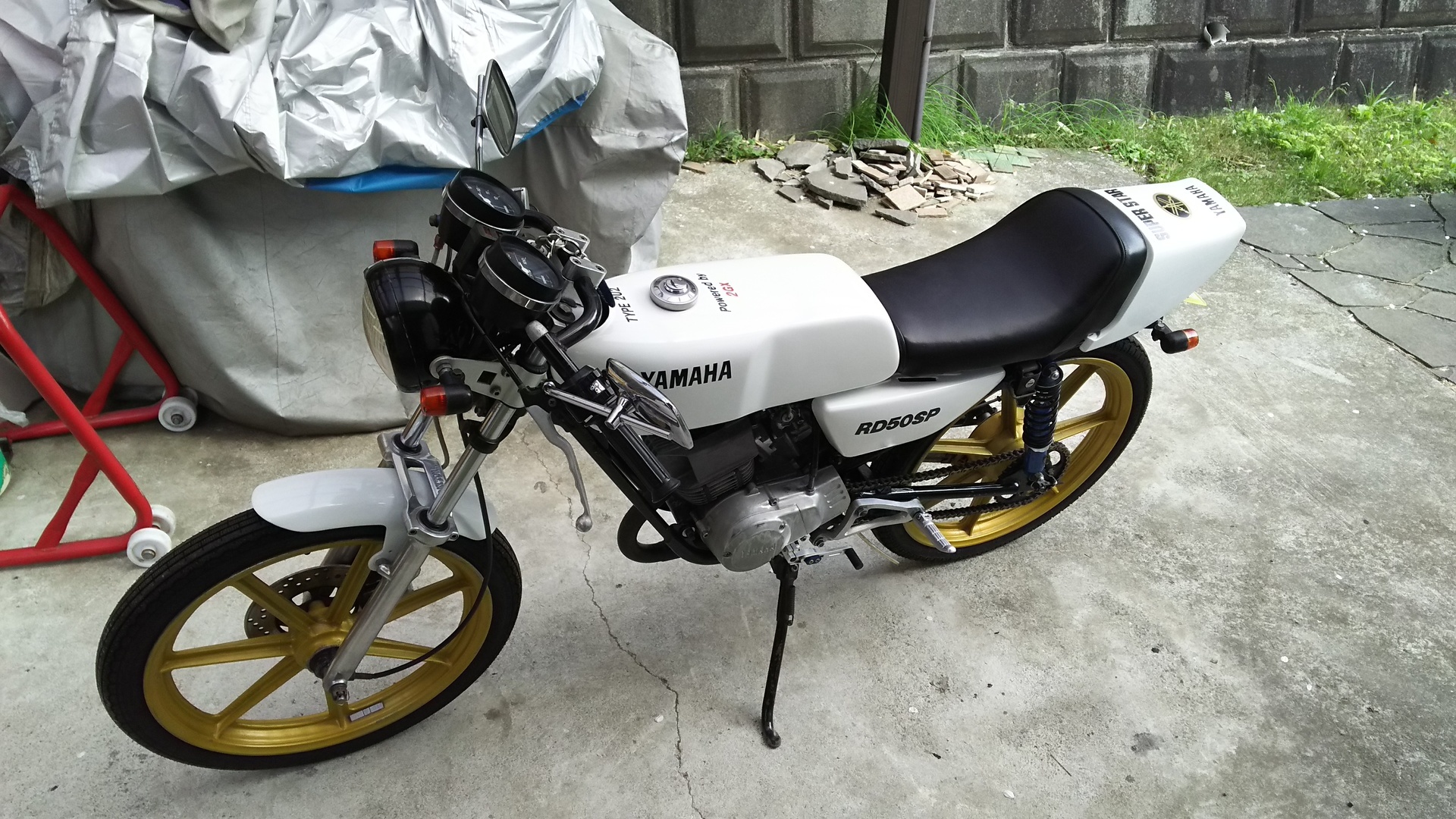 YSR80エンジン 点火系統点検: YAMAHA RD50SP 改