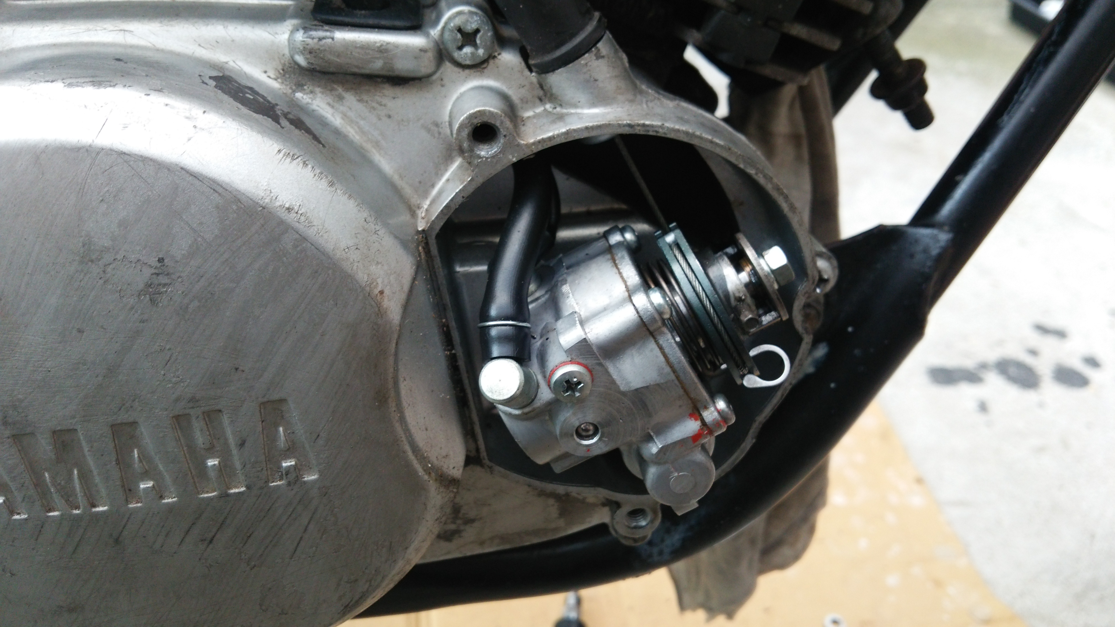 YSR80(2GX)エンジン 換装準備: カスタムバイク YAMAHA RD50SP改 YSR80(2GX)エンジン 換装準備: カスタムバイク YAMAHA RD50SP改